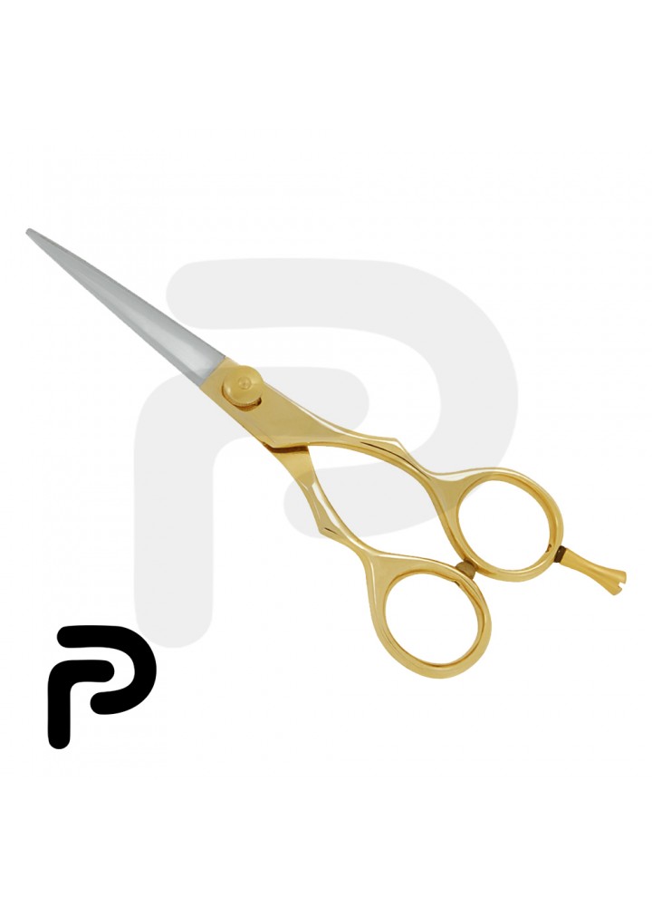 Pro Barber Scissor Set Half Gold 